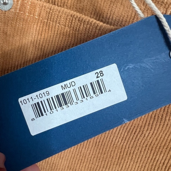 DAILY BLUE Boost Corduroy in Mud High Rise Button Fly Jeans  NEW $313 AG - Picture 8 of 15